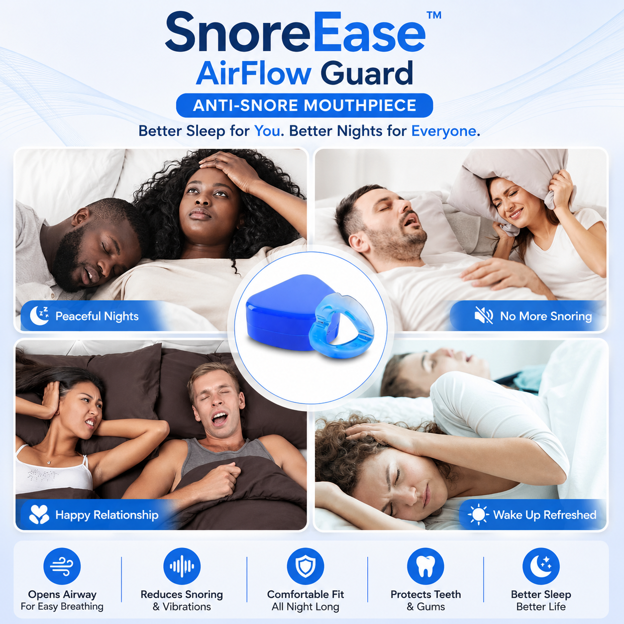 SnoreEase™ AirFlow Guard