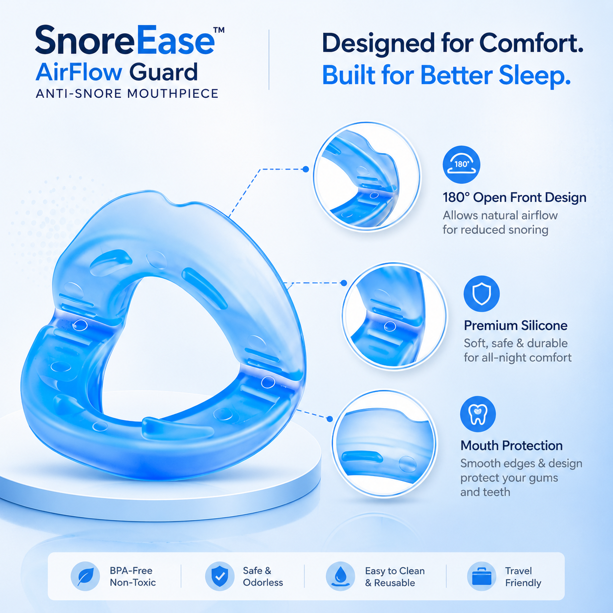 SnoreEase™ AirFlow Guard