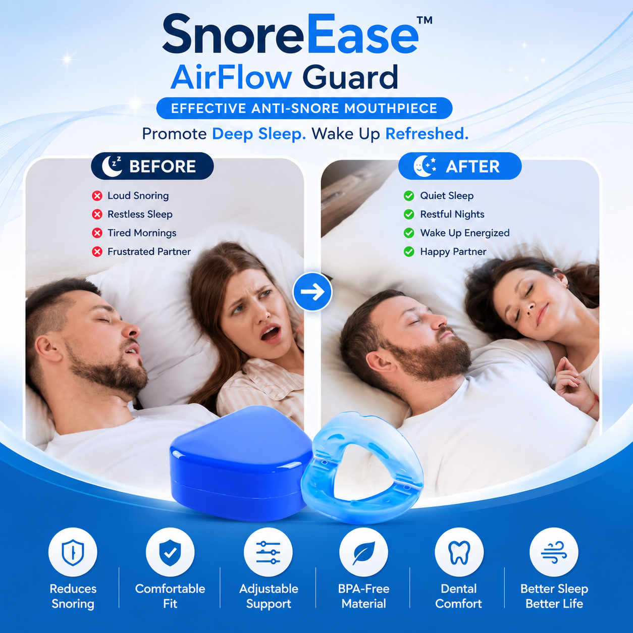 SnoreEase™ AirFlow Guard