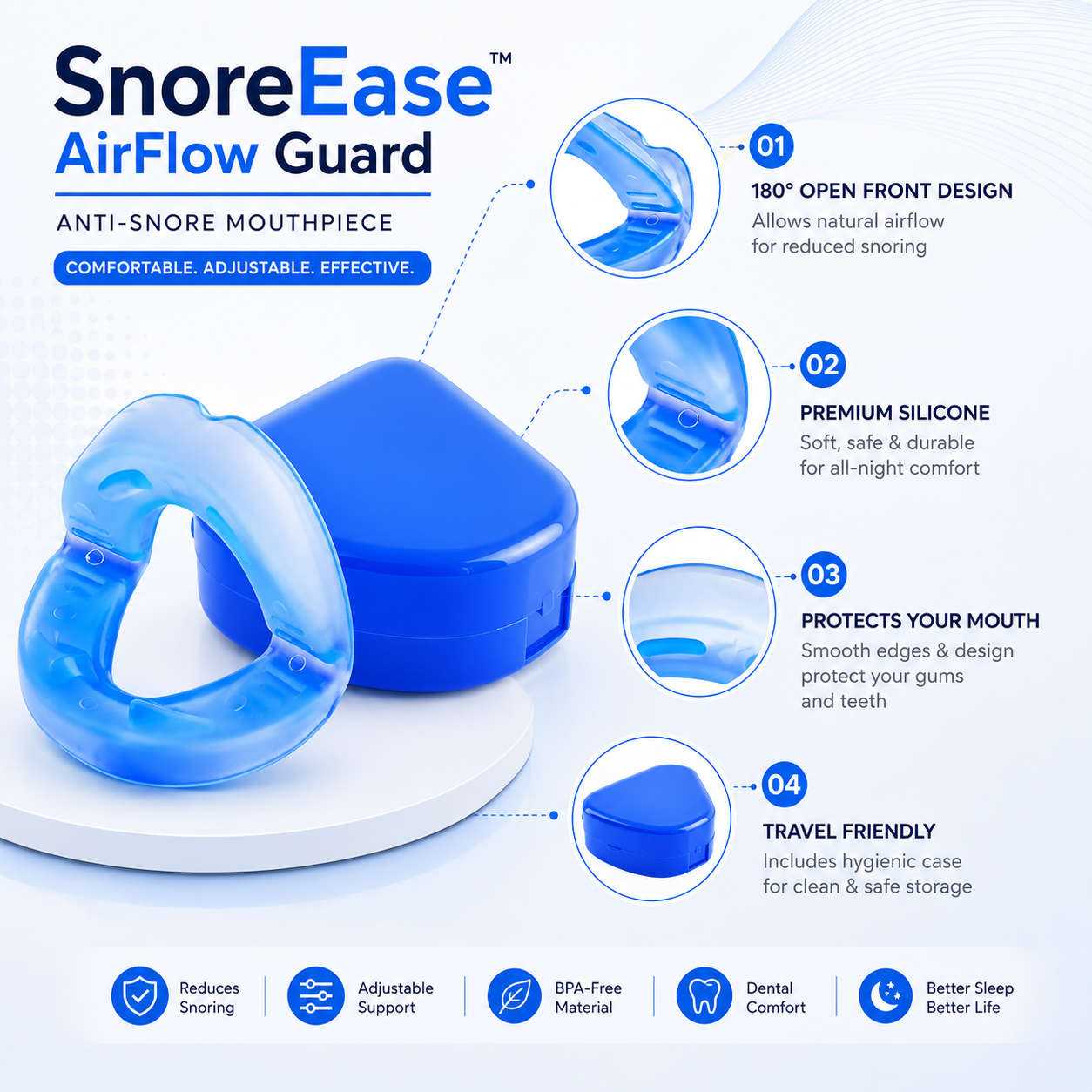 SnoreEase™ AirFlow Guard